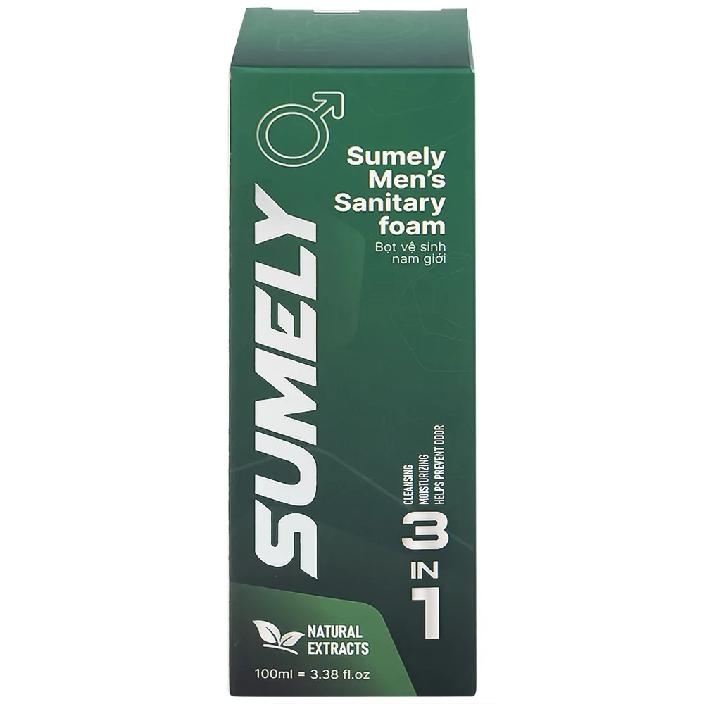 Hình ảnh Bọt vệ sinh nam giới Sumely Men's Sanitary Foam giúp làm sạch, khử và ngăn chặn mùi vùng kín (100ml)
