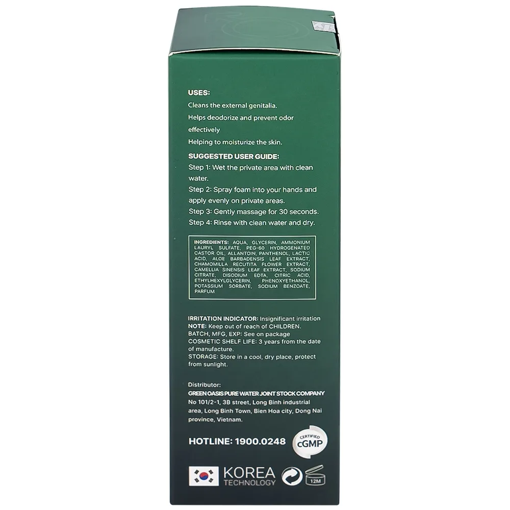 Hình ảnh Bọt vệ sinh nam giới Sumely Men's Sanitary Foam giúp làm sạch, khử và ngăn chặn mùi vùng kín (100ml)