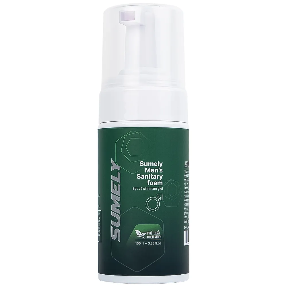 Hình ảnh Bọt vệ sinh nam giới Sumely Men's Sanitary Foam giúp làm sạch, khử và ngăn chặn mùi vùng kín (100ml)
