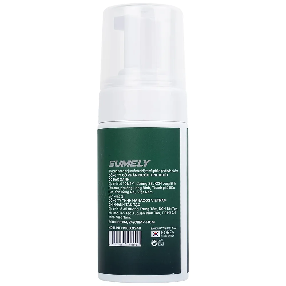 Hình ảnh Bọt vệ sinh nam giới Sumely Men's Sanitary Foam giúp làm sạch, khử và ngăn chặn mùi vùng kín (100ml)