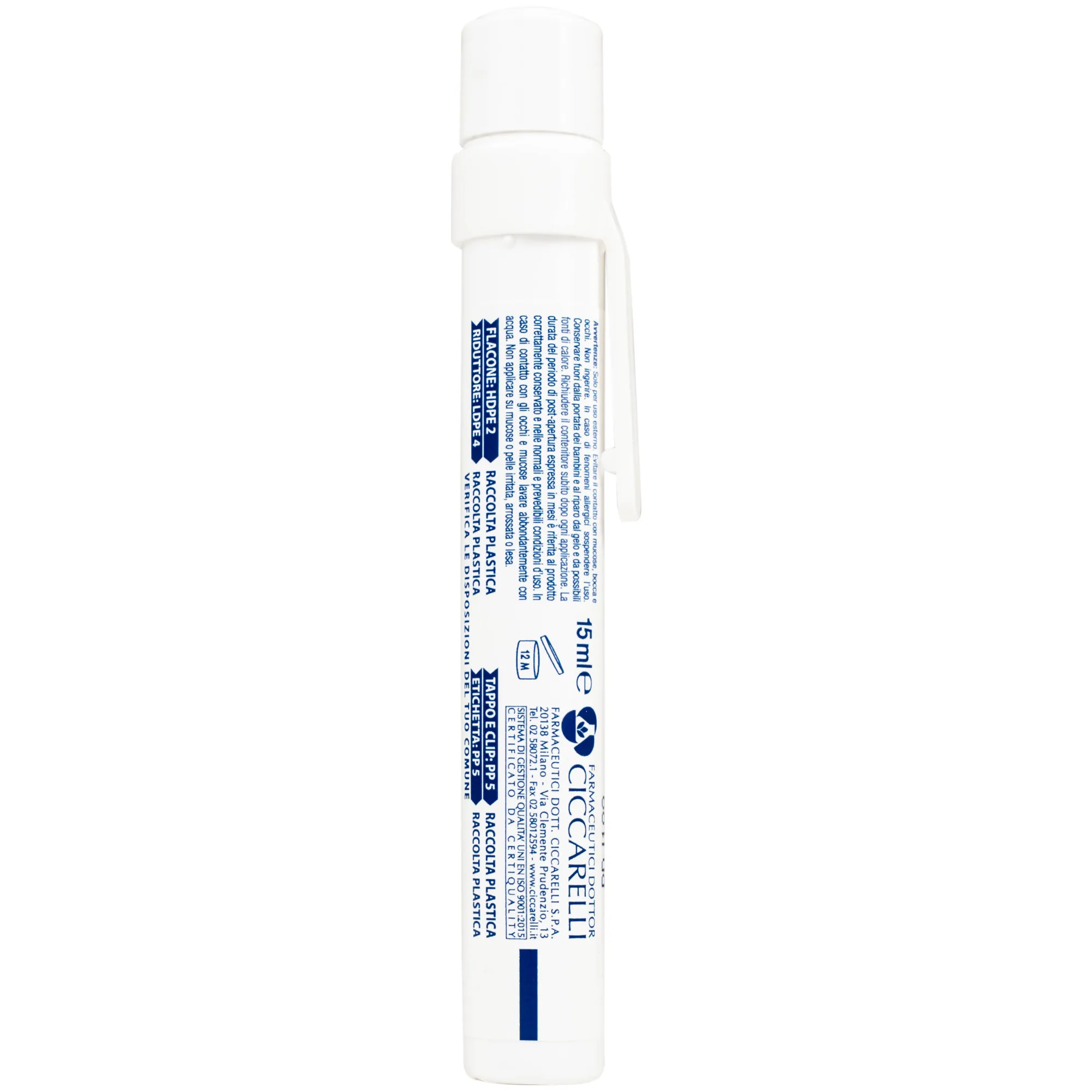 Hình ảnh Bút chấm vết đốt muỗi, côn trùng Dr.Ciccarelli S.O.S Pelle After Bite Pen giúp làm dịu và giảm ngứa tức thì (15ml)