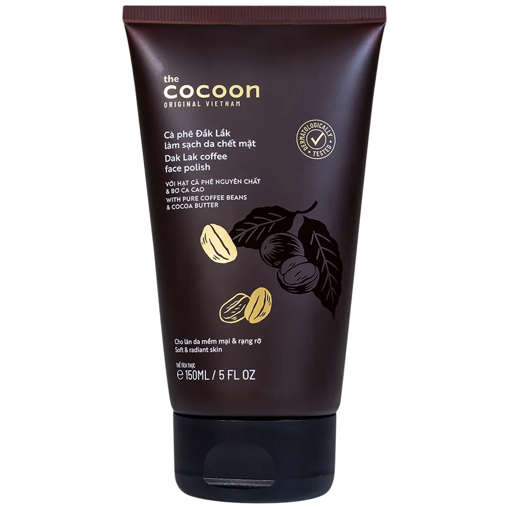 Hình ảnh Cà phê Đắk Lắk Cocoon làm sạch da chết trên mặt (150ml)
