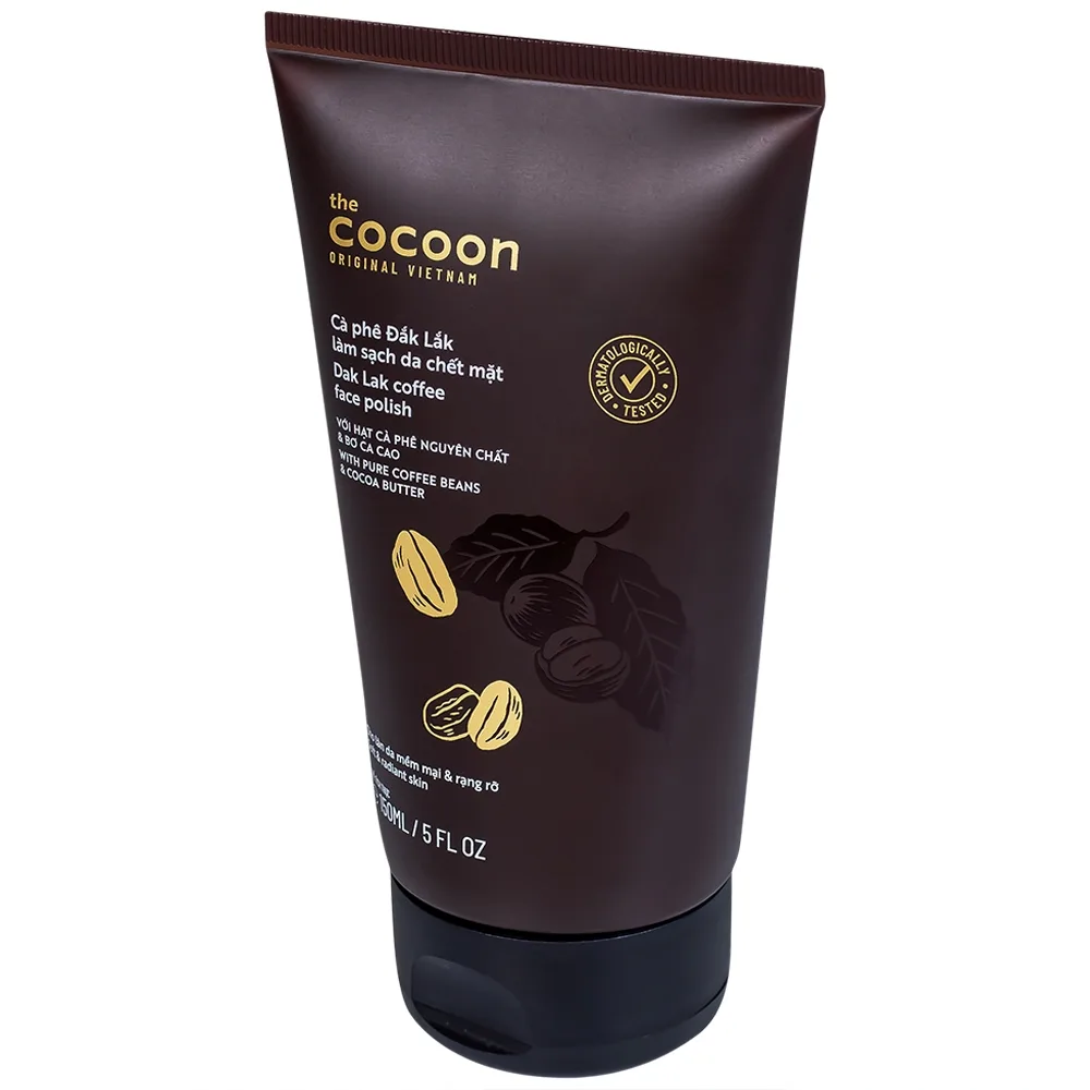 Hình ảnh Cà phê Đắk Lắk Cocoon làm sạch da chết trên mặt (150ml)