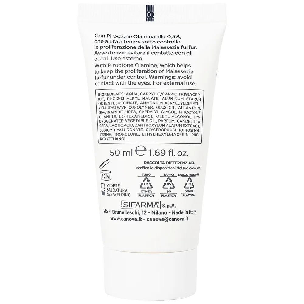 Hình ảnh Gel Canova Rivescal DS Soothing gel Siflarma làm dịu da, ngăn ngừa tiết bã nhờn, giảm ngứa da (50ml)