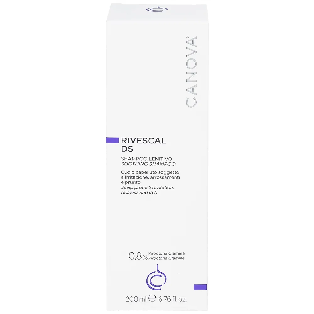 Hình ảnh Dầu gội Canova Rivescal DS Soothing Shampoo Biomedico làm dịu da, ngăn ngừa tiết bã nhờn (200ml)