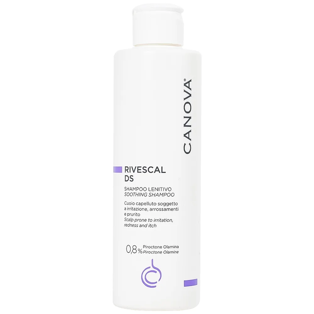 Hình ảnh Dầu gội Canova Rivescal DS Soothing Shampoo Biomedico làm dịu da, ngăn ngừa tiết bã nhờn (200ml)