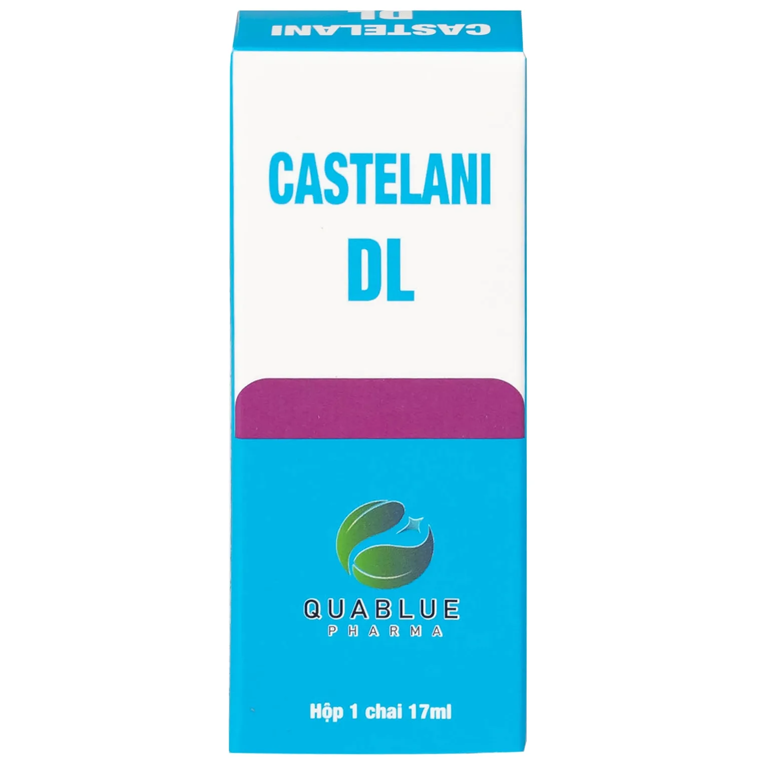 Hình ảnh Dung dịch bôi ngoài da Castelani DL 17ml Quablue Pharma hỗ trợ phòng ngừa viêm da do bỏng da, lở loét