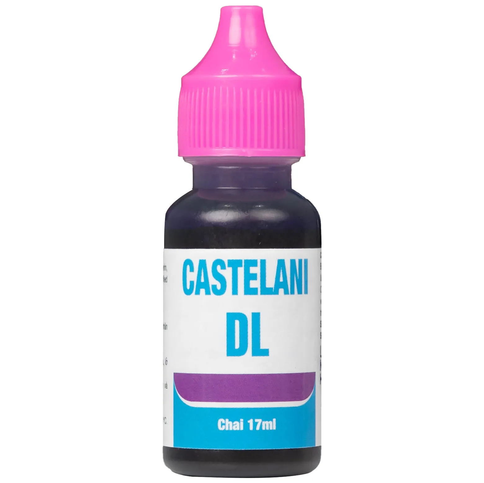 Hình ảnh Dung dịch bôi ngoài da Castelani DL 17ml Quablue Pharma hỗ trợ phòng ngừa viêm da do bỏng da, lở loét