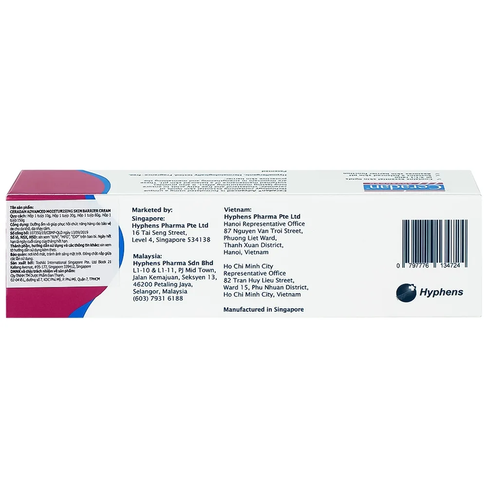 Hình ảnh Kem bôi da Ceradan Advanced Moisturising Skin Barrier Cream 30g dưỡng ẩm và giúp phục hồi da khô