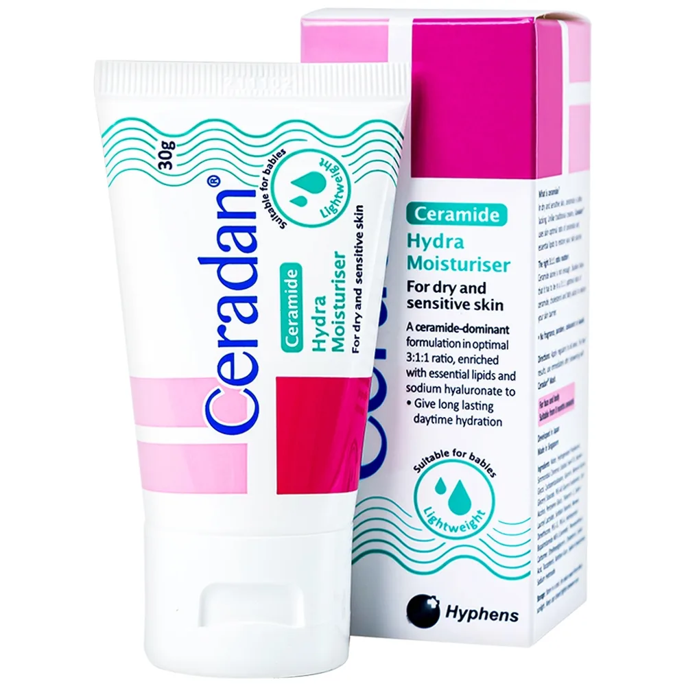 Hình ảnh Kem dưỡng ẩm Ceradan Ceramide Hydra Moisturiser dành cho da khô và nhạy cảm (30g)