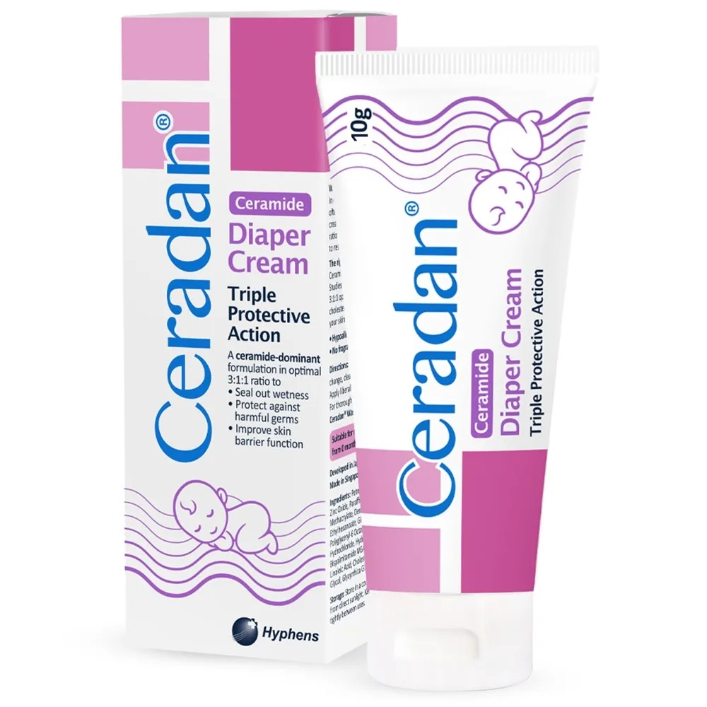 Hình ảnh Kem Ceradan Ceramide Diaper Cream hỗ trợ làm dịu da, chống hăm tã cho bé (10g)
