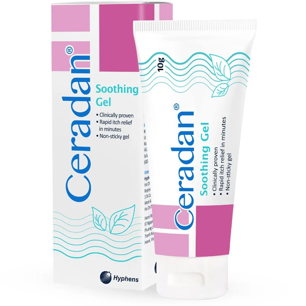 Hình ảnh Gel Ceradan Soothing làm dịu da dành cho da ngứa, mẩn đỏ (10g)