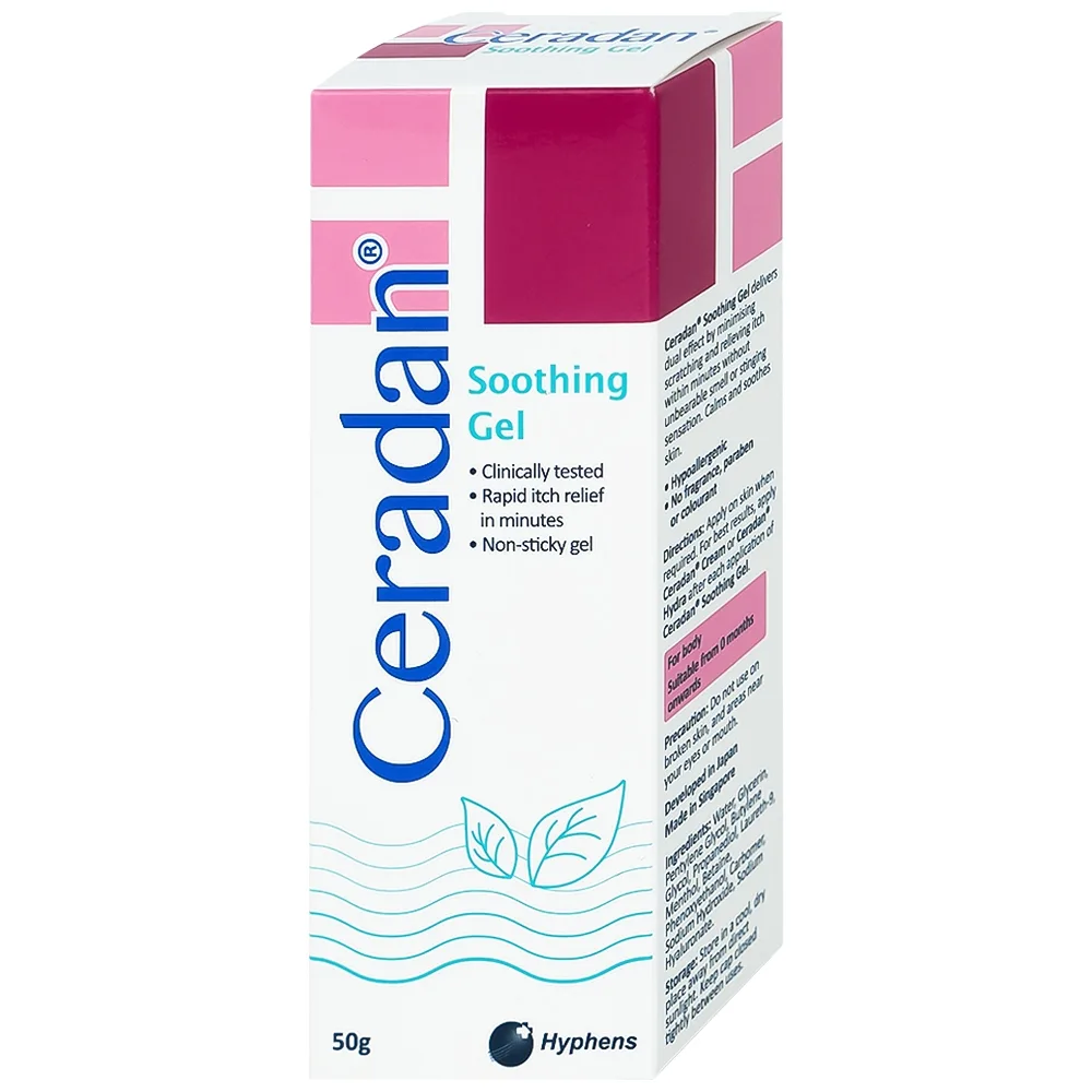 Hình ảnh Gel Ceradan Soothing 50g làm dịu da, dành cho da ngứa, mẩn đỏ