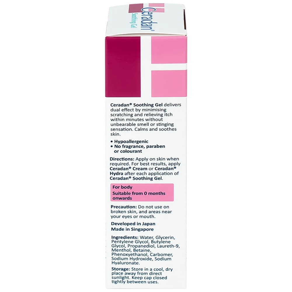 Hình ảnh Gel Ceradan Soothing 50g làm dịu da, dành cho da ngứa, mẩn đỏ