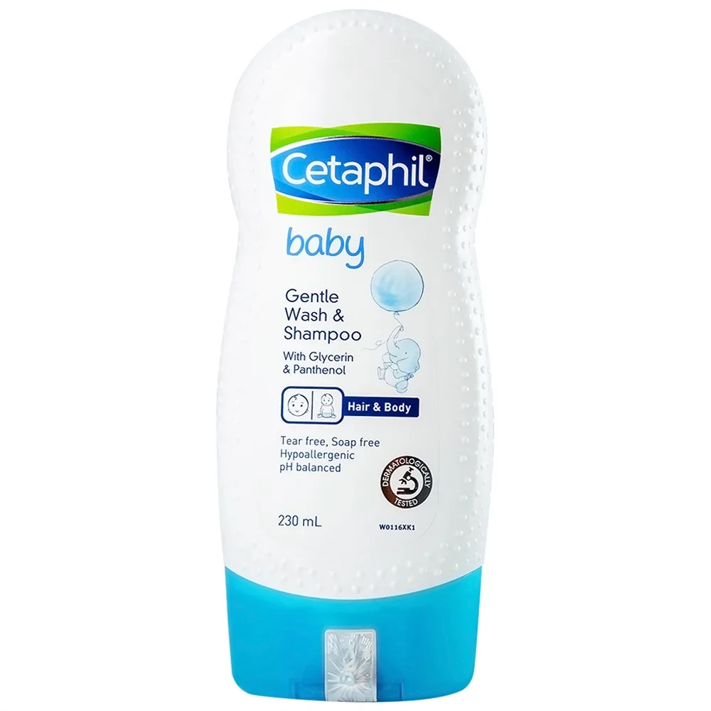 Hình ảnh Sữa tắm và gội cho trẻ em Cetaphil Baby Gentle Wash And Shampoo (230ml)