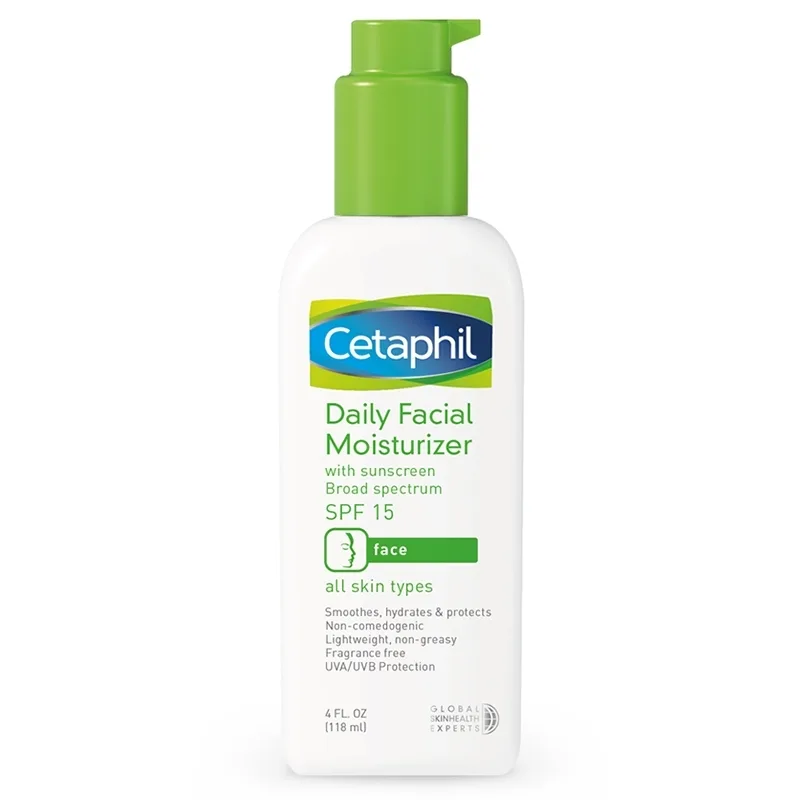 Hình ảnh Kem chống nắng Cetaphil Daily Facial Moisturizer SPF15/PA++ dành cho mọi loại da (118ml)