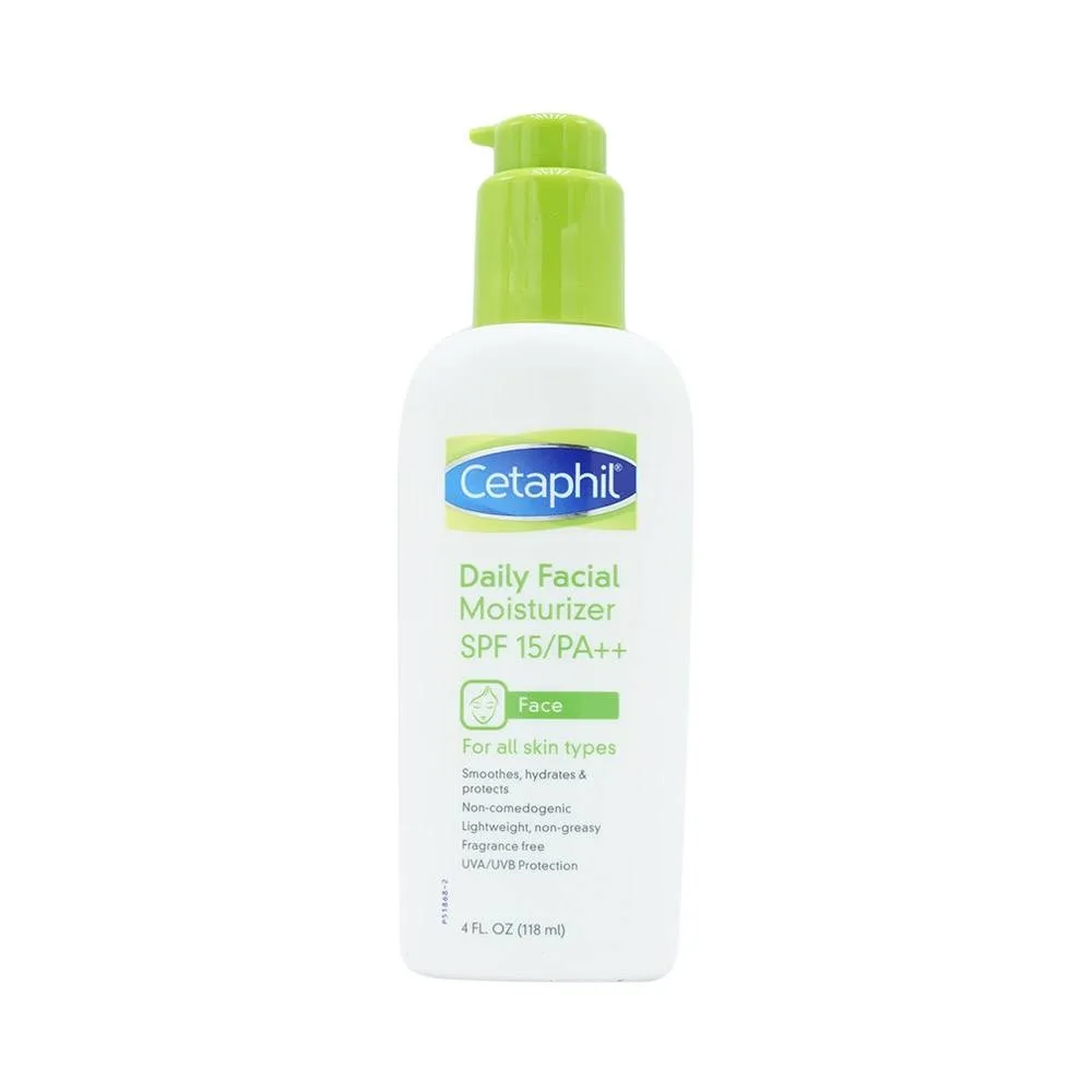 Hình ảnh Kem chống nắng Cetaphil Daily Facial Moisturizer SPF15/PA++ dành cho mọi loại da (118ml)