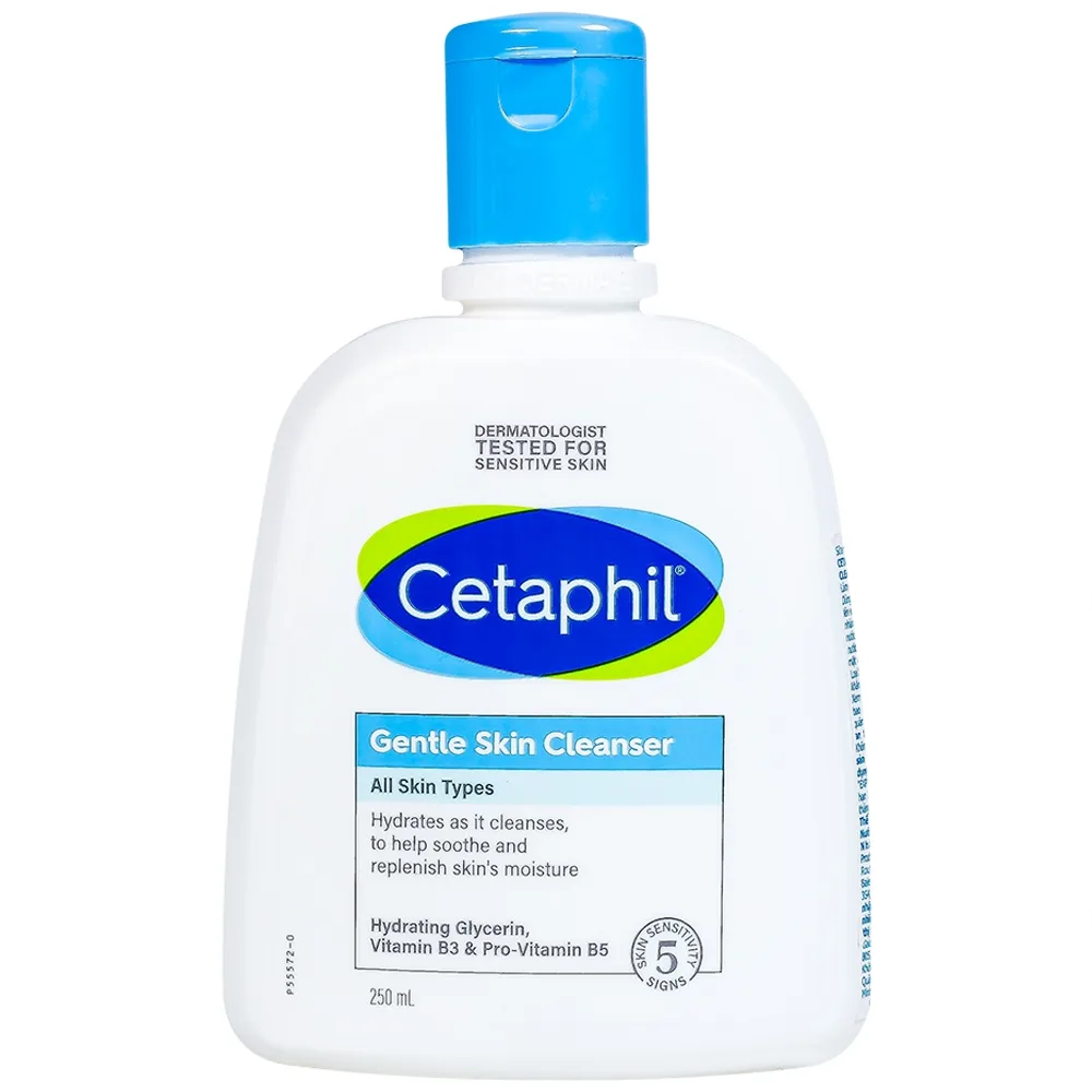 Hình ảnh Sữa rửa mặt dịu nhẹ Cetaphil Gentle Skin Cleanser bổ sung độ ẩm dành cho mọi loại da (250ml)