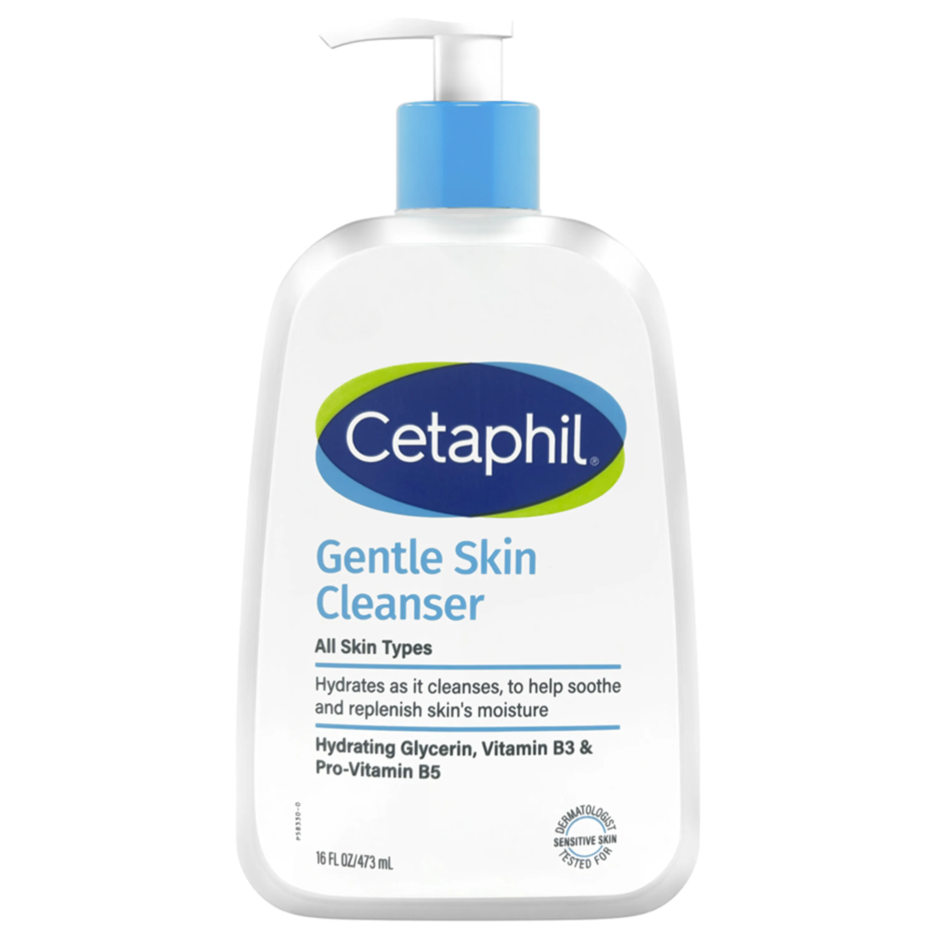 Hình ảnh Sữa rửa mặt dịu nhẹ Cetaphil Gentle Skin Cleanser bổ sung độ ẩm dành cho mọi loại da (473ml)