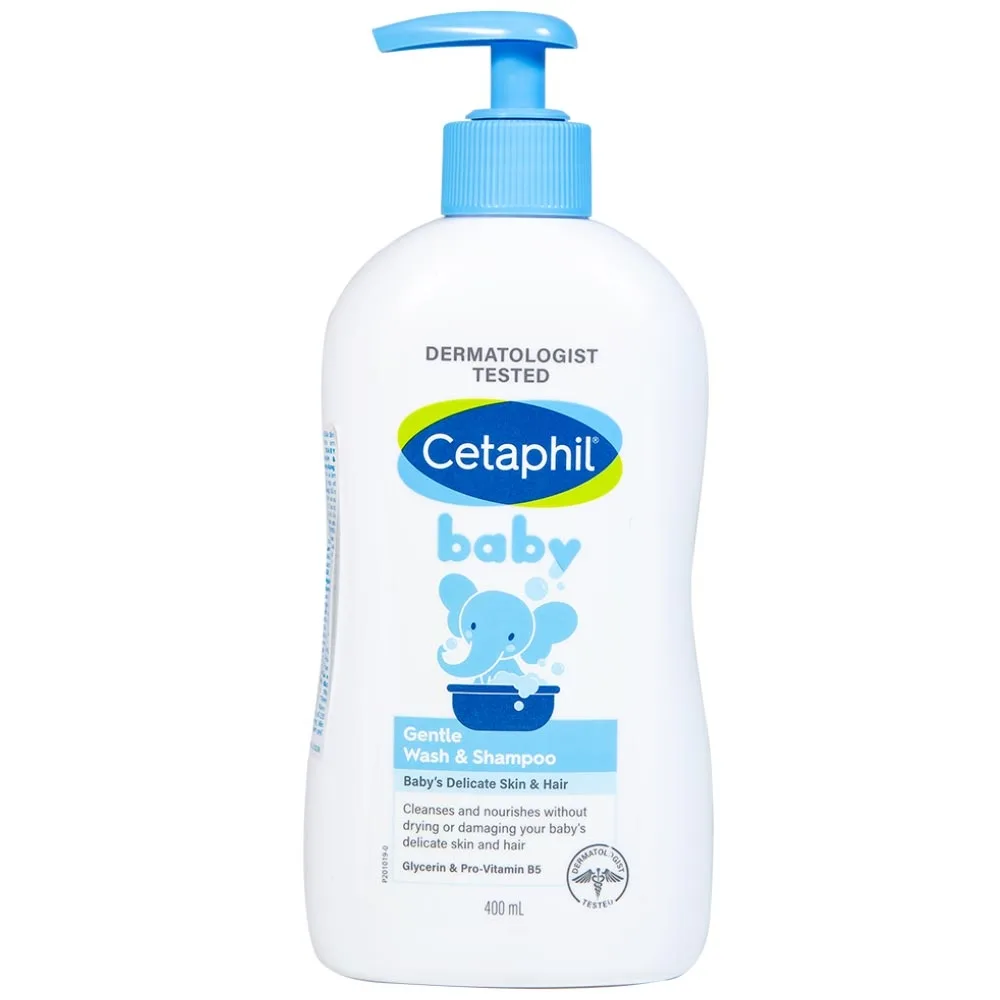 Hình ảnh Sữa tắm và gội cho trẻ em Cetaphil Baby Gentle Wash And Shampoo (400ml)