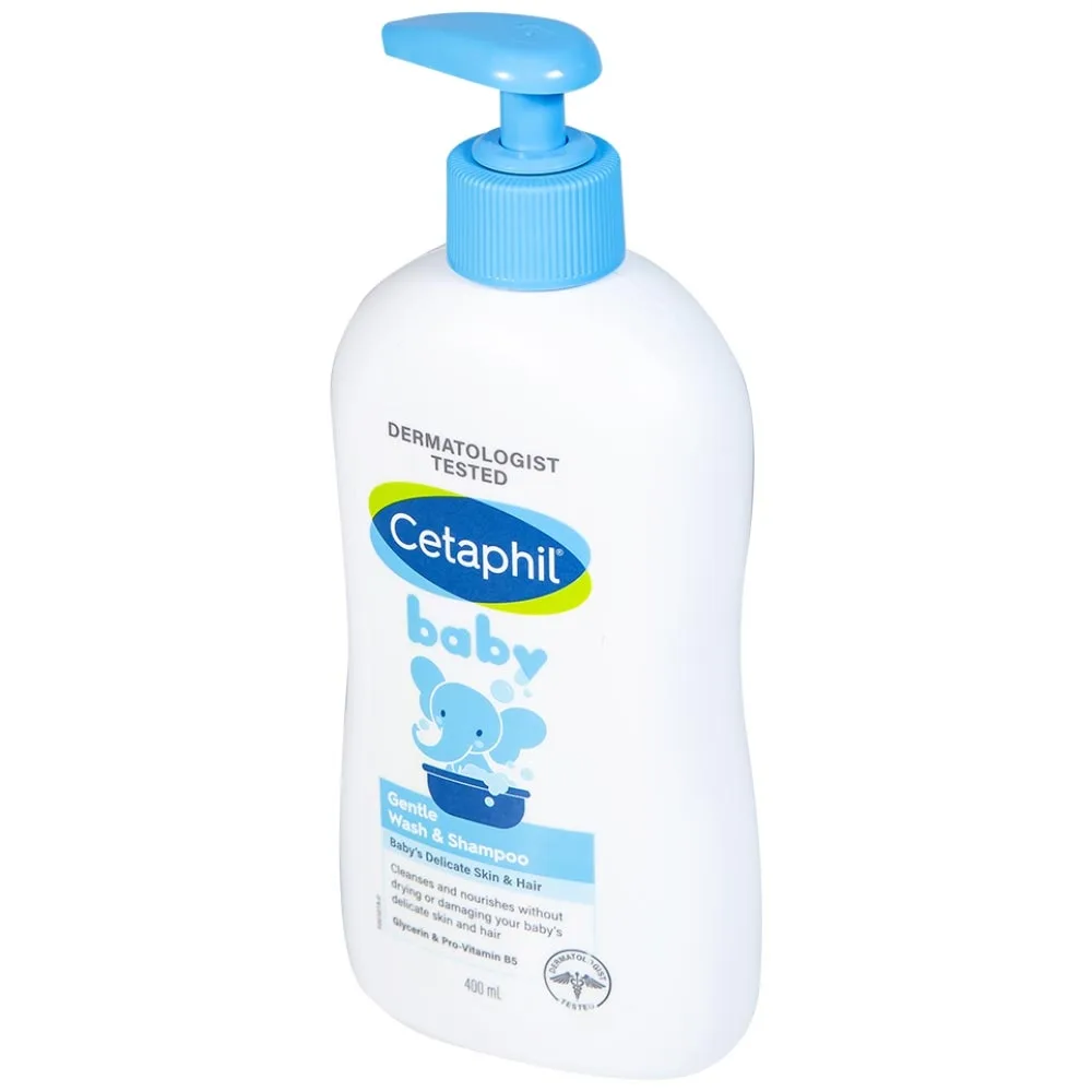Hình ảnh Sữa tắm và gội cho trẻ em Cetaphil Baby Gentle Wash And Shampoo (400ml)