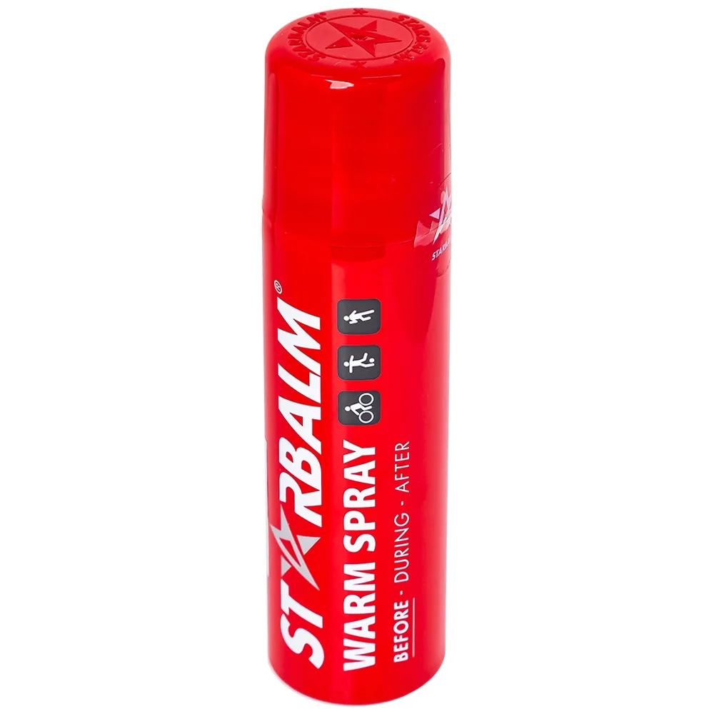 Hình ảnh Chai xịt nóng Starbalm Warm Spray phòng tránh chấn thương cho người có tiền sử bong gân, chuột rút (150ml)