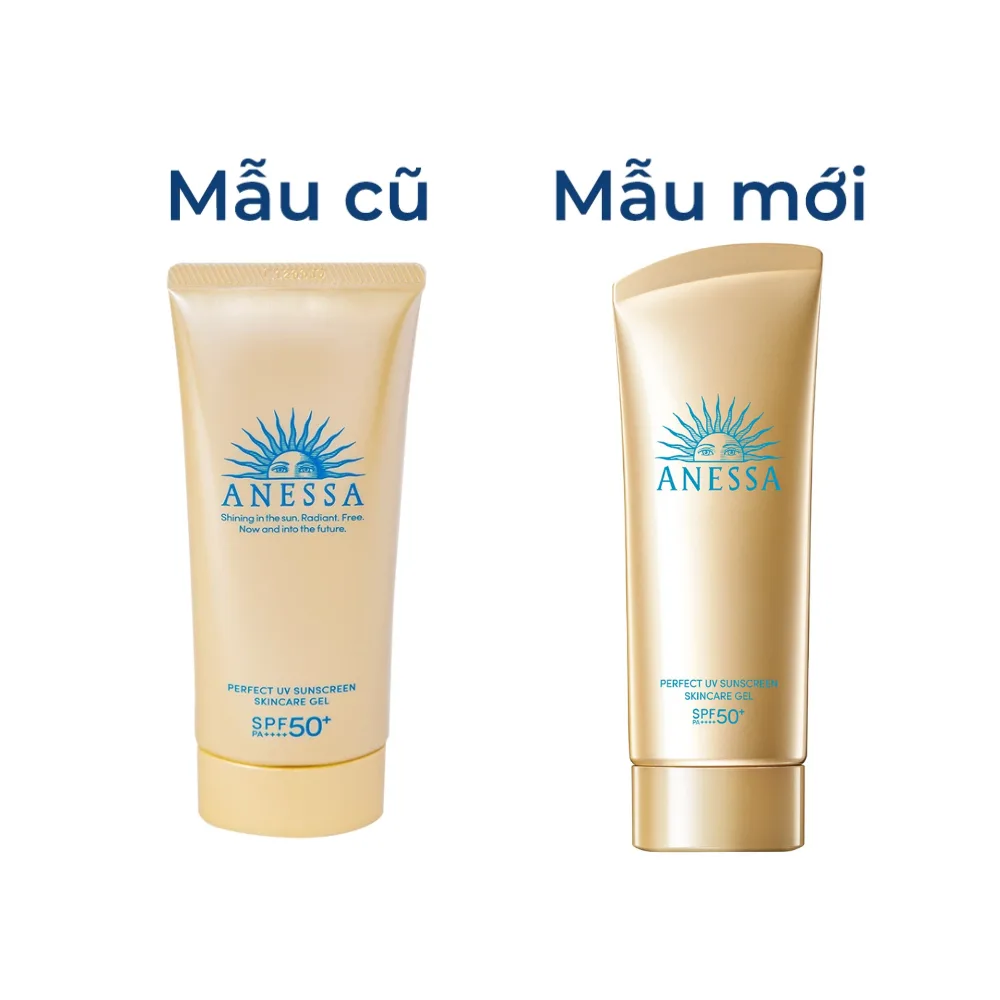 Hình ảnh Gel chống nắng dưỡng ẩm Anessa Perfect UV Sunscreen Skincare Gel N SPF50+ PA++++ Shisheido (90g)