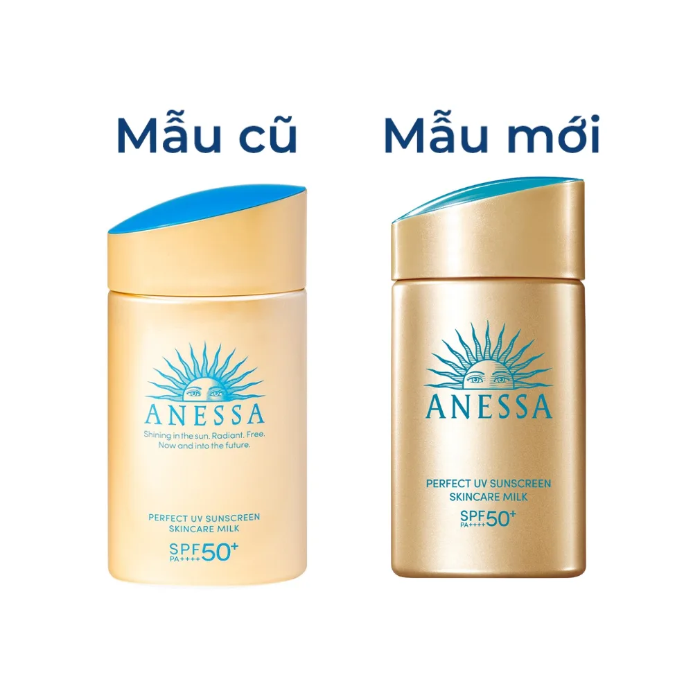 Hình ảnh Sữa chống nắng dưỡng da kiềm dầu Anessa Perfect UV Sunscreen Skincare Milk SPF50+ PA++++ Shiseido (60ml)