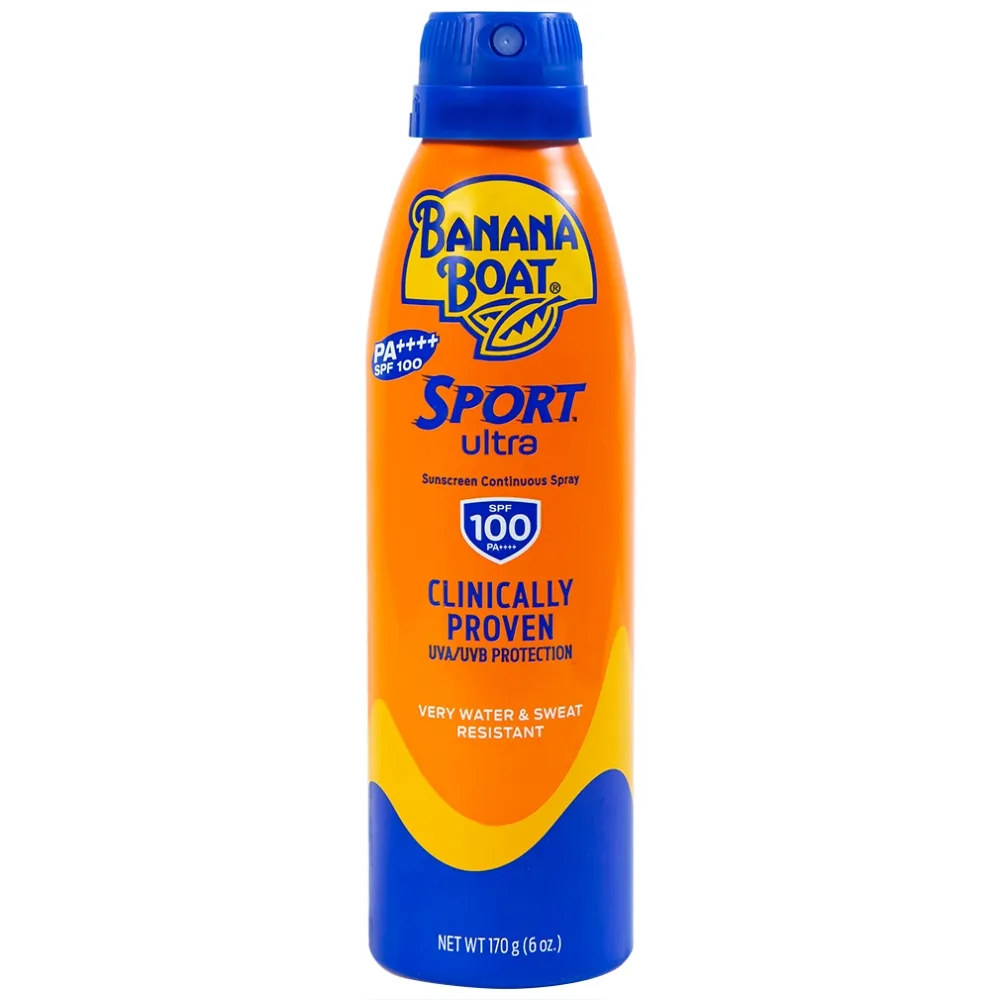 Hình ảnh Sữa chống nắng dạng xịt Banana Boat Sport Ultra Suncreen Continuos Spray SPF 100 PA++++ (170g)