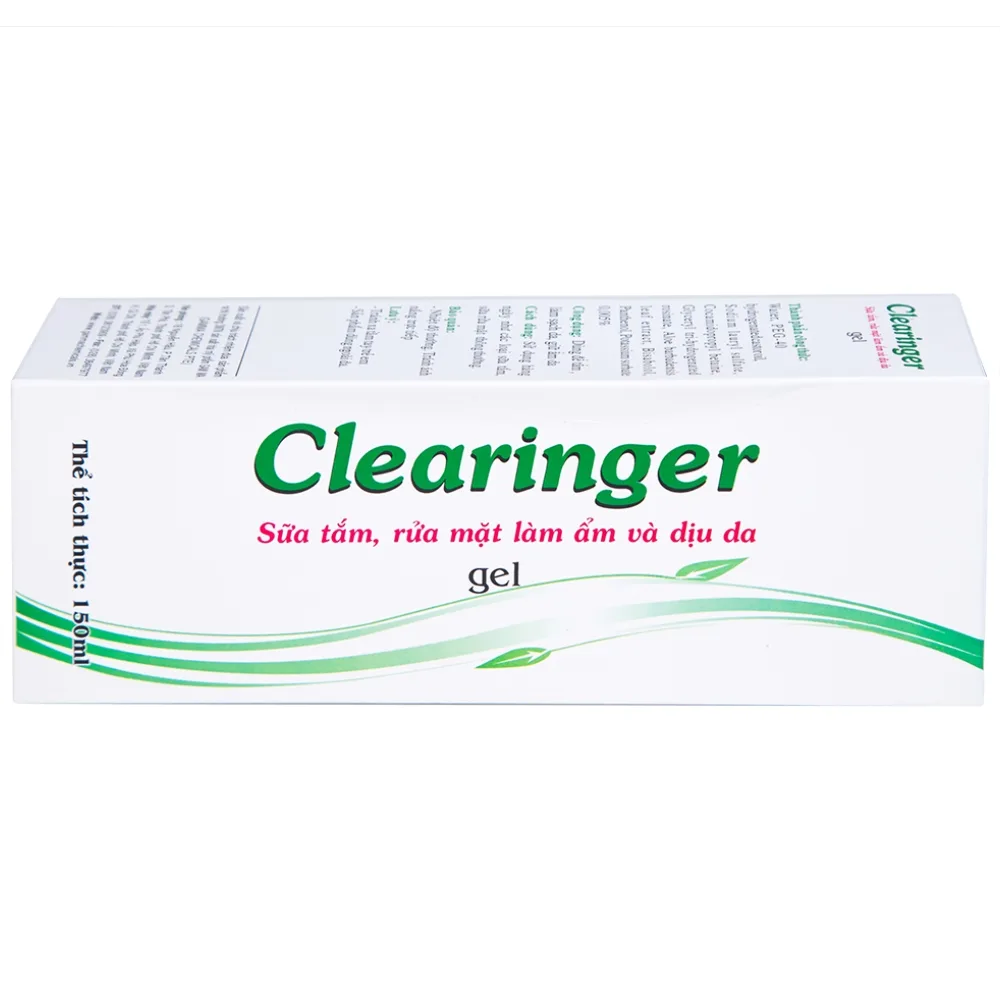 Hình ảnh Sữa tắm, rửa mặt Clearinger Gamma làm ẩm và dịu da (150ml)
