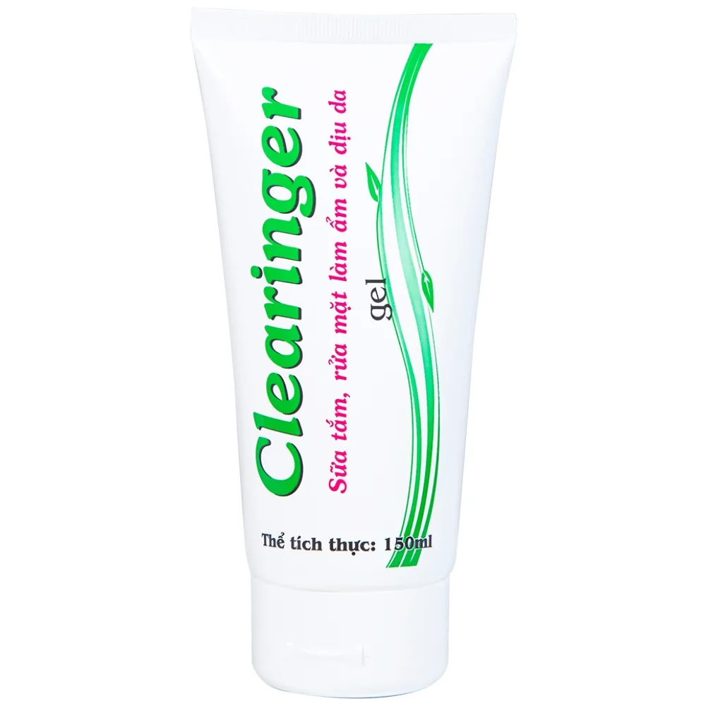 Hình ảnh Sữa tắm, rửa mặt Clearinger Gamma làm ẩm và dịu da (150ml)