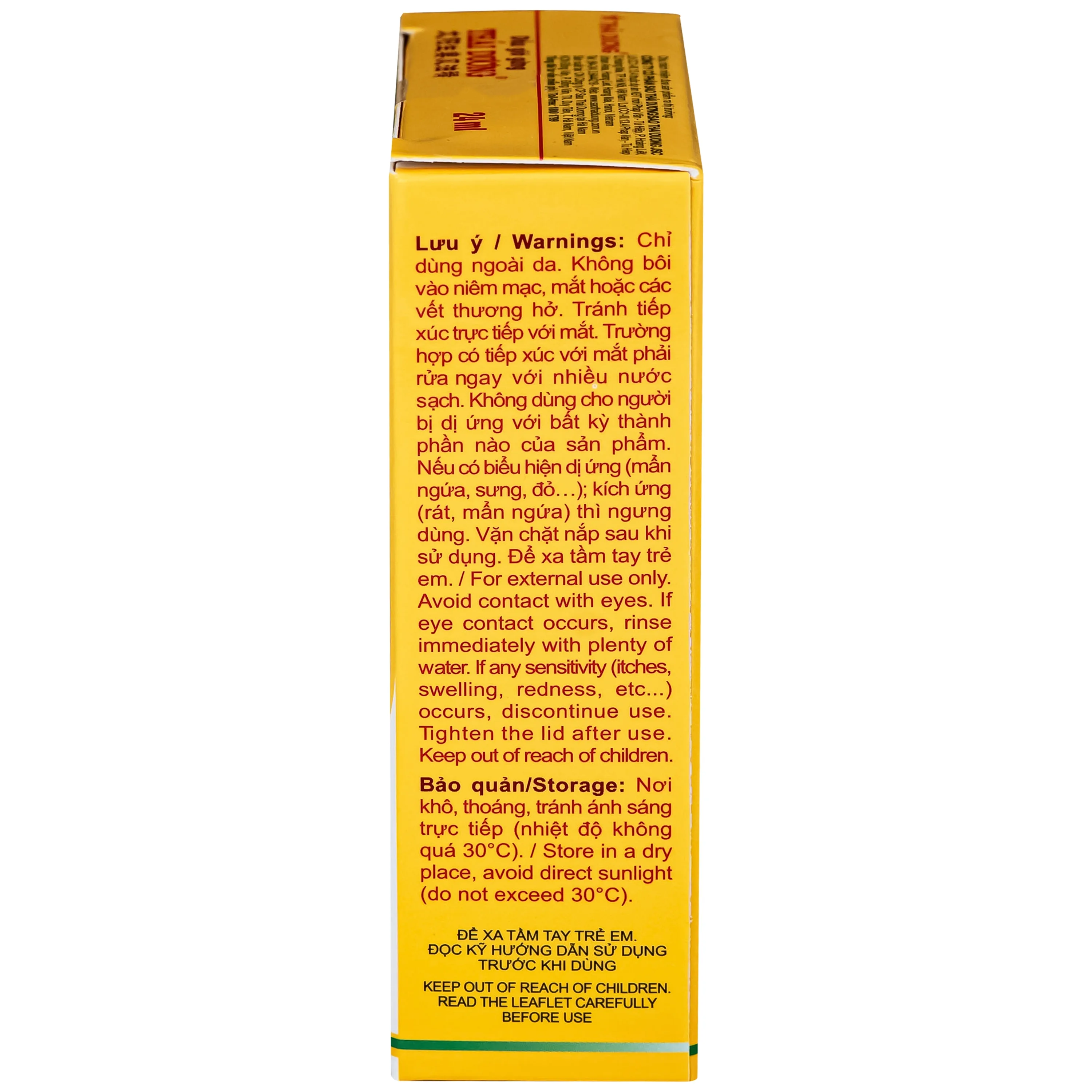 Hình ảnh Dầu gió gừng Thái Dương giúp giảm đau đầu, đau lưng, đau dây thần kinh vai gáy (Hộp 24ml)