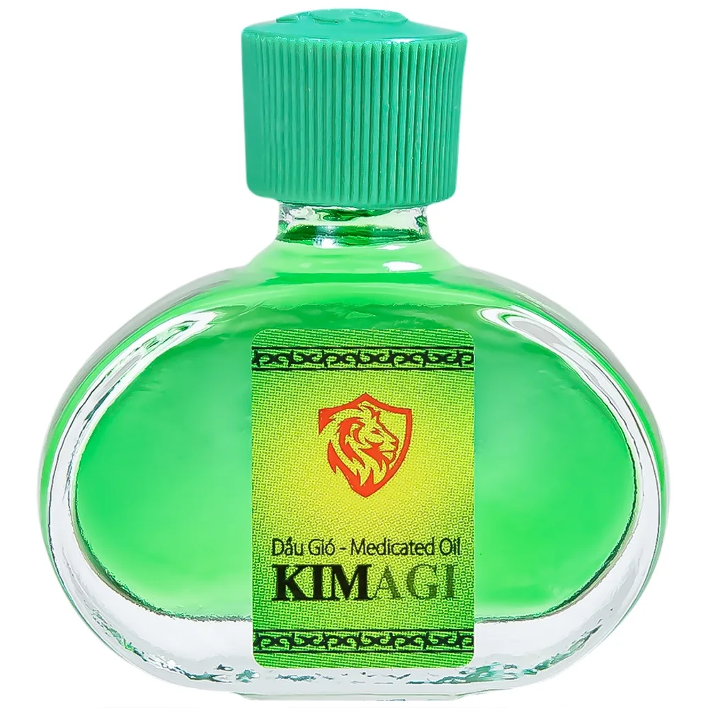 Hình ảnh Dầu gió Kimagi Agimexpharm giữ ấm cơ thể, xông hơi giải cảm (10 chai x 6ml)