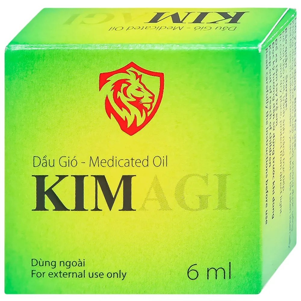 Hình ảnh Dầu gió Kimagi Agimexpharm giữ ấm cơ thể, xông hơi giải cảm (10 chai x 6ml)