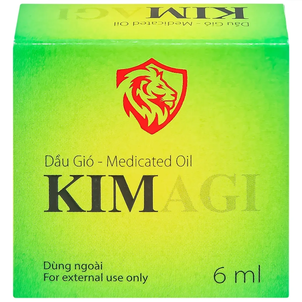Hình ảnh Dầu gió Kimagi Agimexpharm giữ ấm cơ thể, xông hơi giải cảm (10 chai x 6ml)