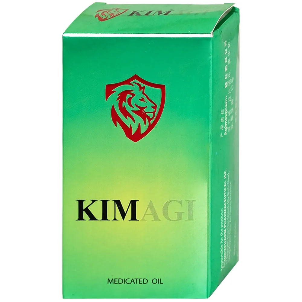 Hình ảnh Dầu gió lăn Kimagi New Agimexpharm làm ấm da vùng xoa, sử dụng khi massage hỗ trợ thư giãn (9ml)