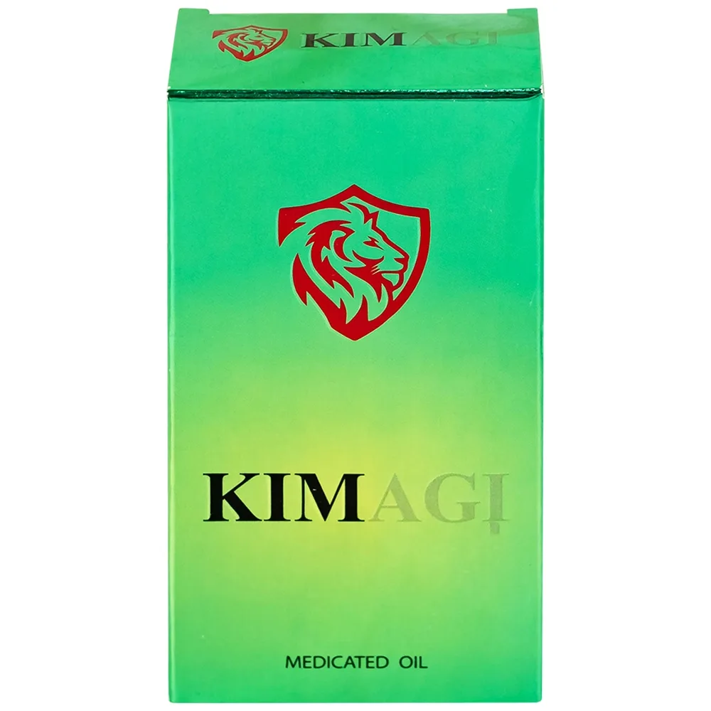 Hình ảnh Dầu gió lăn Kimagi New Agimexpharm làm ấm da vùng xoa, sử dụng khi massage hỗ trợ thư giãn (9ml)