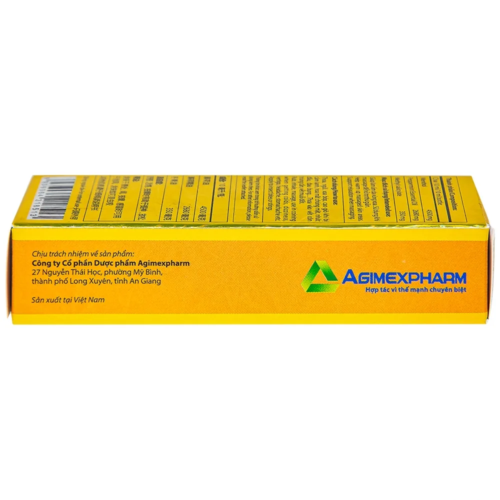 Hình ảnh Dầu gió lăn Red Lion Medicated Oil Yellow Agimexpharm ấm da vùng xoa, sử dụng massage hỗ trợ thư giãn (10ml)