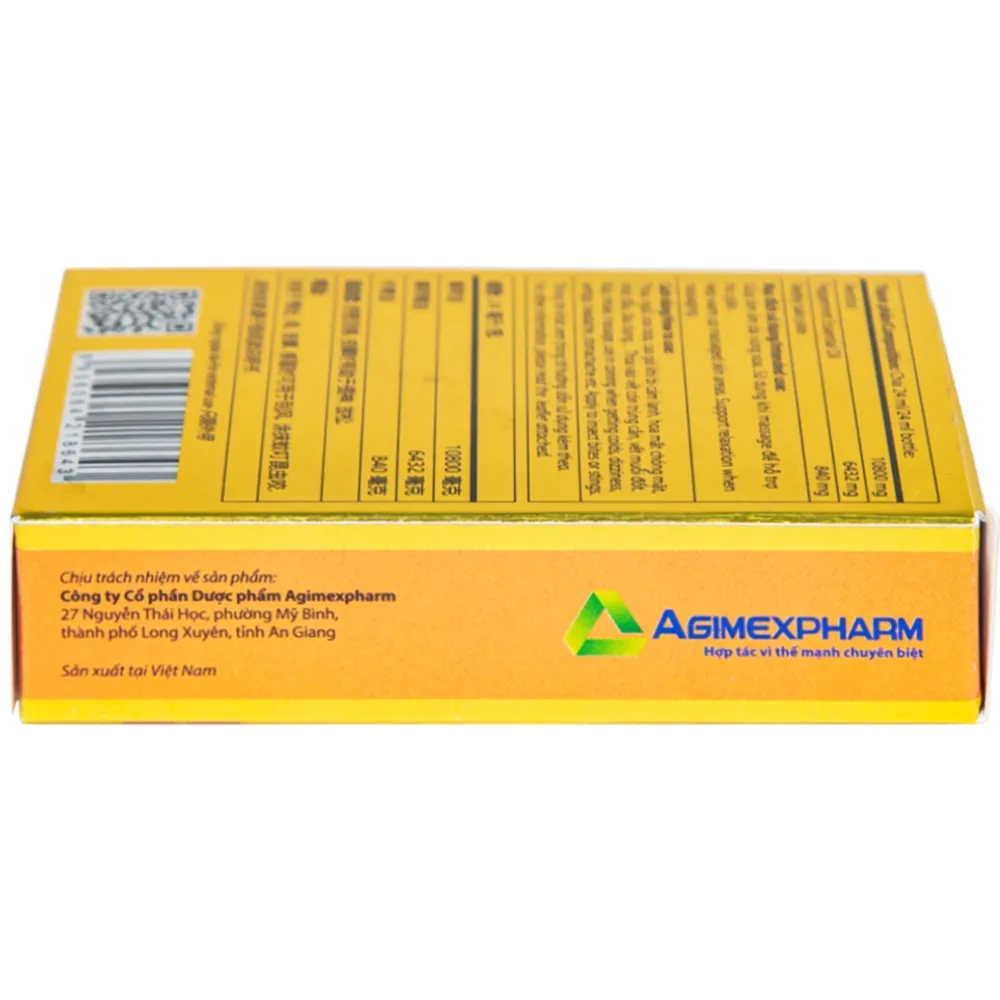 Hình ảnh Dầu gió lăn Red Lion Medicated Oil Yellow Agimexpharm ấm da vùng xoa, sử dụng massage hỗ trợ thư giãn (24ml)