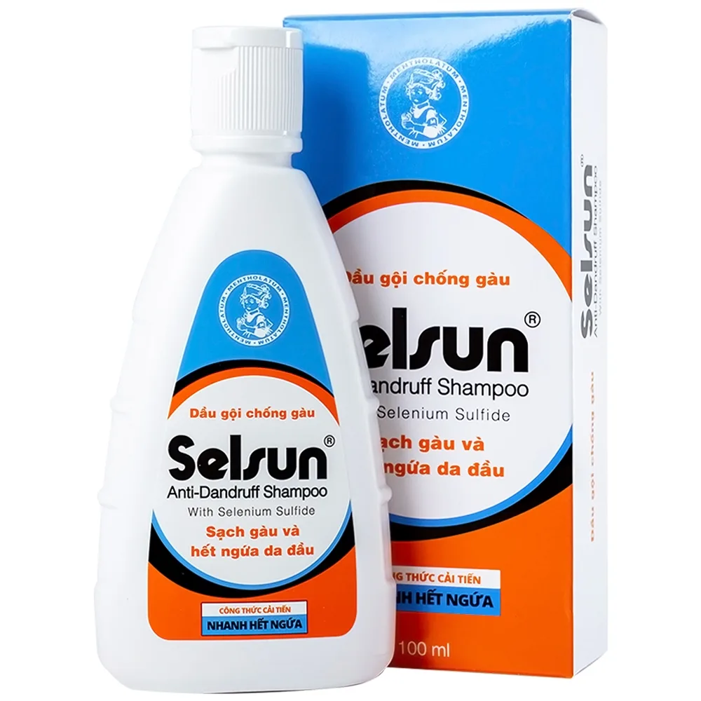 Hình ảnh Dầu gội chống gàu Selsun Anti-Dandruff Shampoo Rohto sạch gàu và hết ngứa da đầu (100ml)