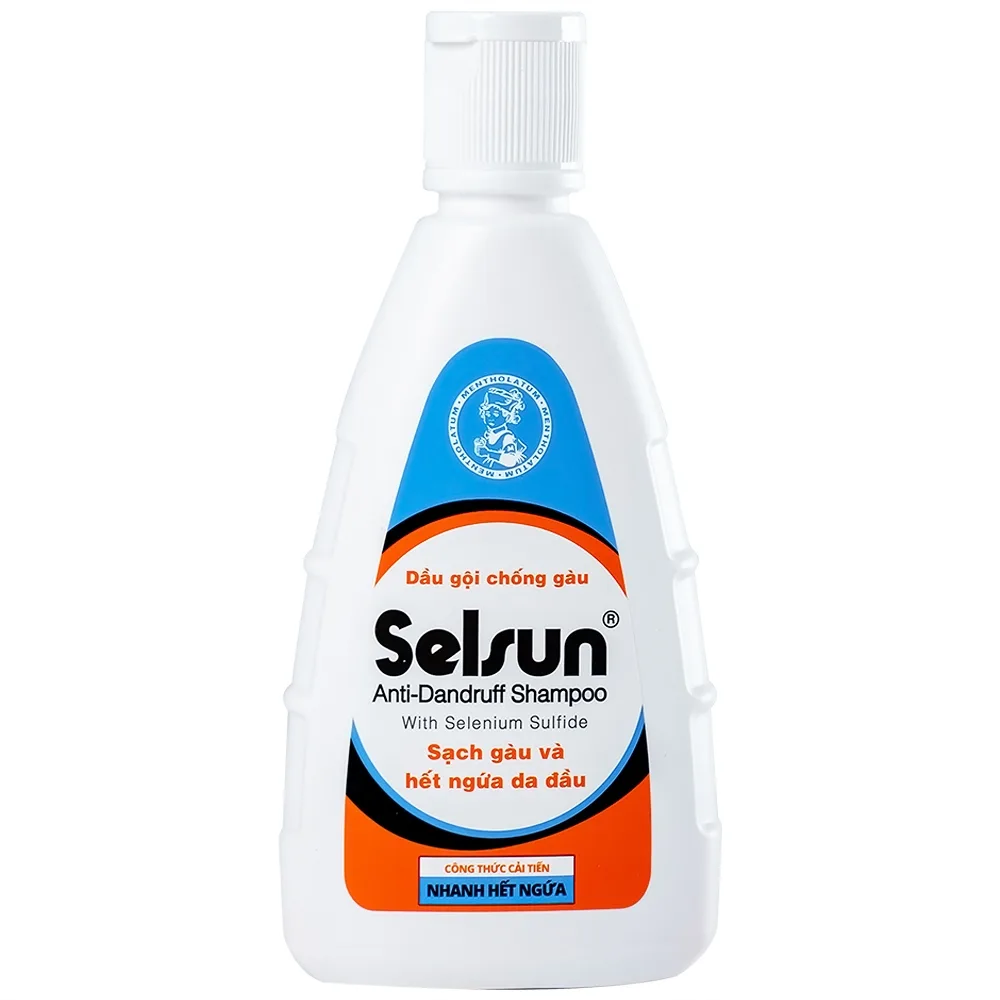 Hình ảnh Dầu gội chống gàu Selsun Anti-Dandruff Shampoo Rohto sạch gàu và hết ngứa da đầu (100ml)