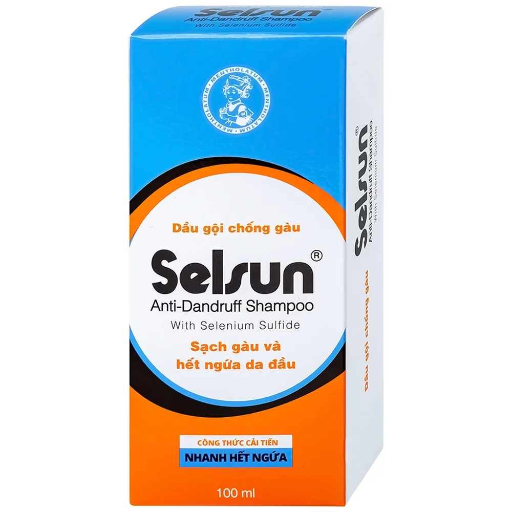 Hình ảnh Dầu gội chống gàu Selsun Anti-Dandruff Shampoo Rohto sạch gàu và hết ngứa da đầu (100ml)