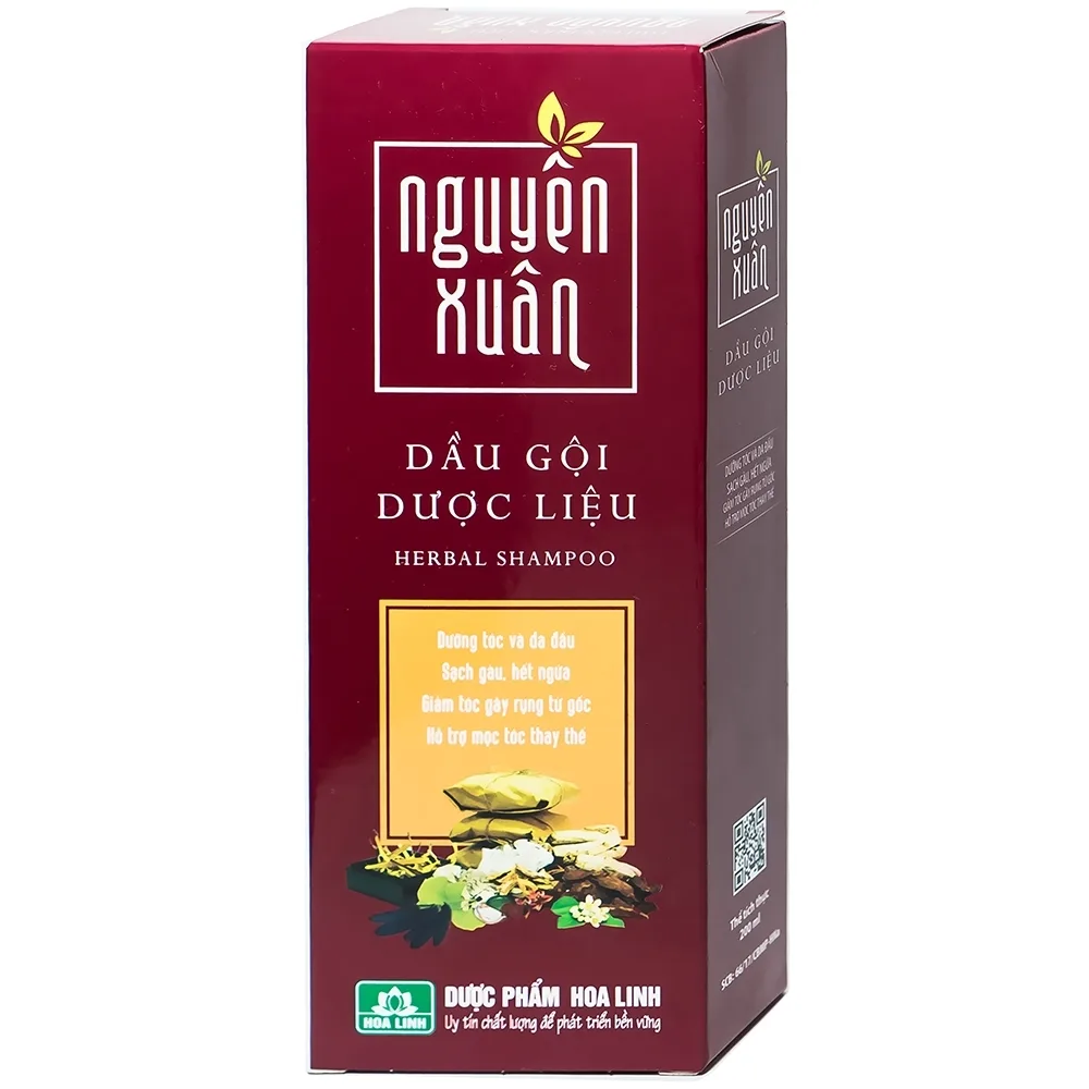 Hình ảnh Dầu gội dược liệu Nguyên Xuân Nâu dưỡng tóc và da đầu, sạch gàu, hết ngứa, giảm tóc gãy rụng (200ml)