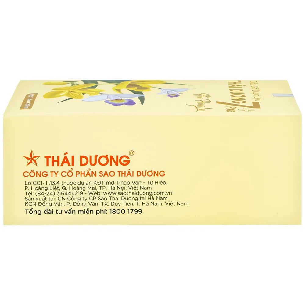 Hình ảnh Dầu gội dược liệu Thái Dương 7 Plus Gold Sao Thái Dương sạch gàu, giảm ngứa và rụng tóc (250ml)