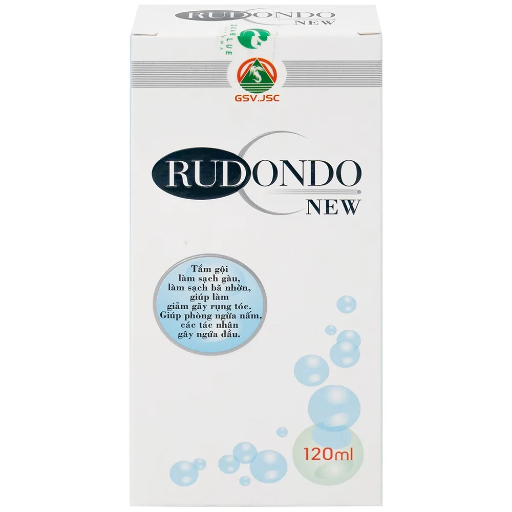 Hình ảnh Dầu gội Rudondo New Quang Xanh giúp sạch gầu, giảm nấm, dầu nhờn da dầu (120ml)