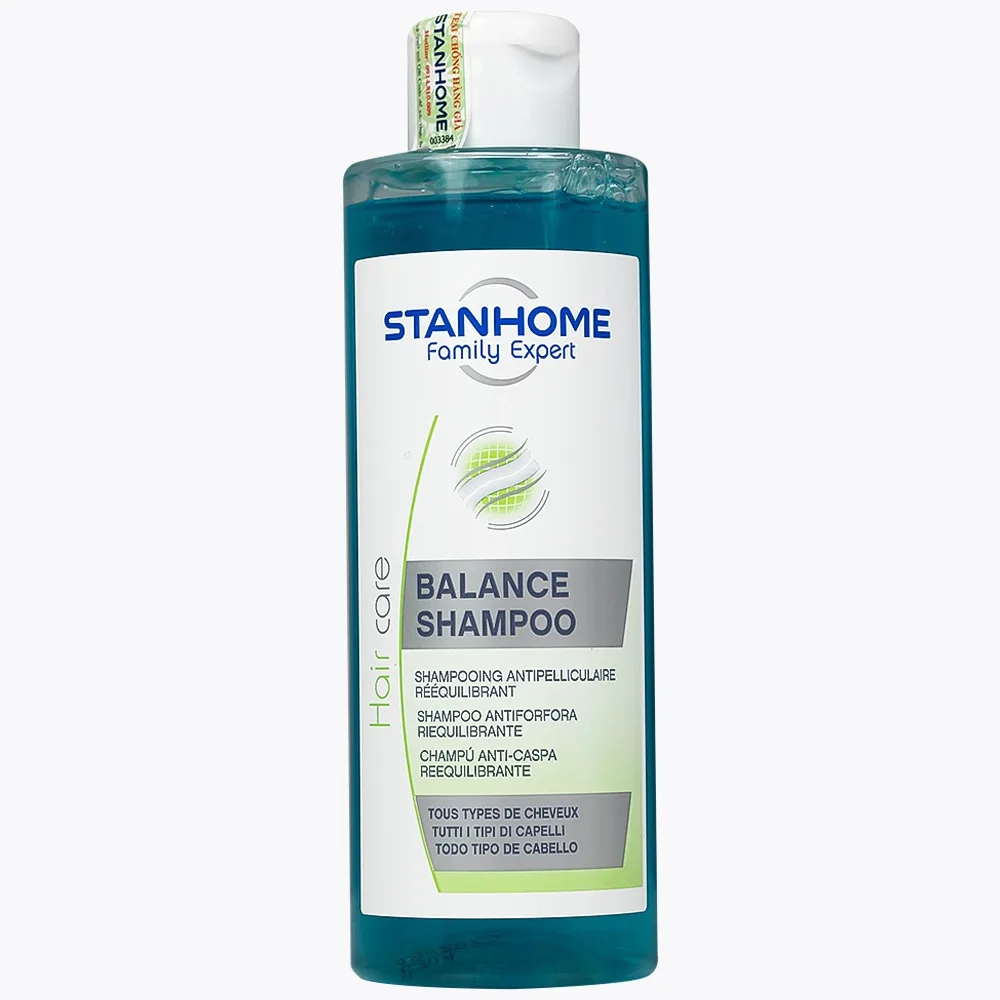 Hình ảnh Dầu gội Balance Shampoo 200ml Stanhome làm sạch, ngăn ngừa gàu và giảm ngứa da đầu