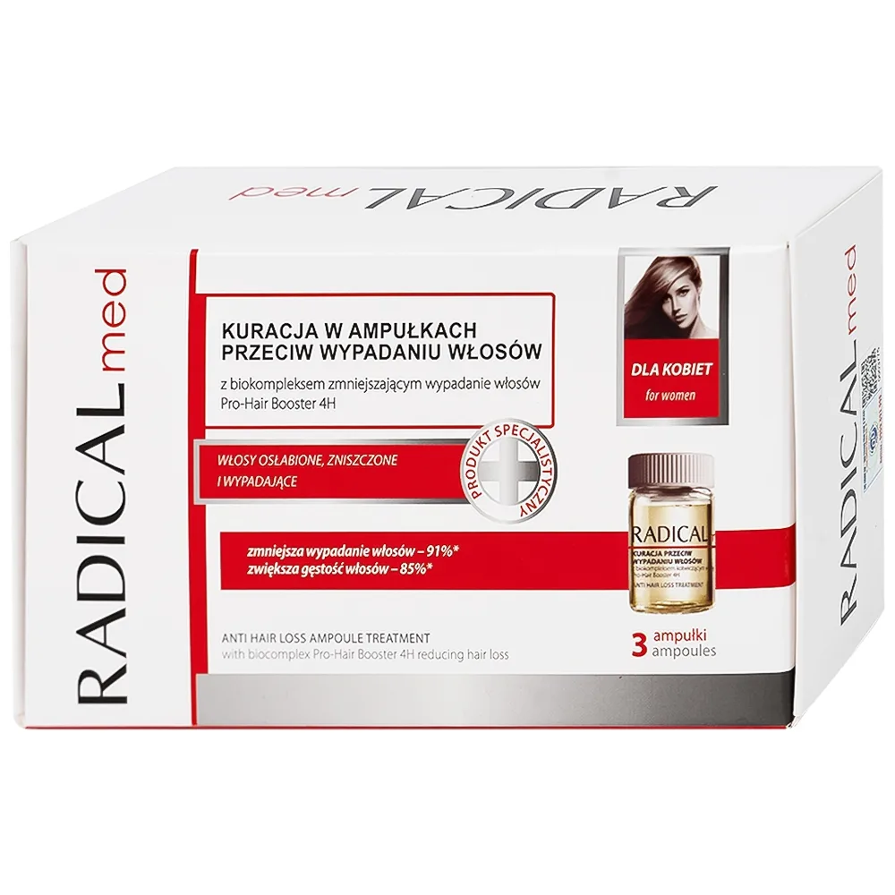 Hình ảnh Tinh chất Radical Med Anti-Hair Loss làm sạch tóc và da đầu (3 ống x 5ml)