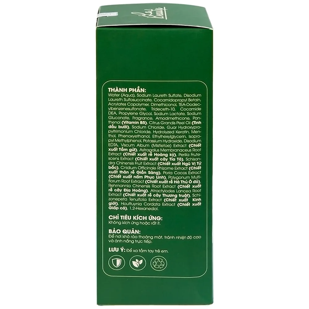 Hình ảnh Dầu gội thảo dược La Beauty loại bỏ dầu nhờn trên da đầu, ngăn nấm, gàu và giảm gãy rụng (250ml)
