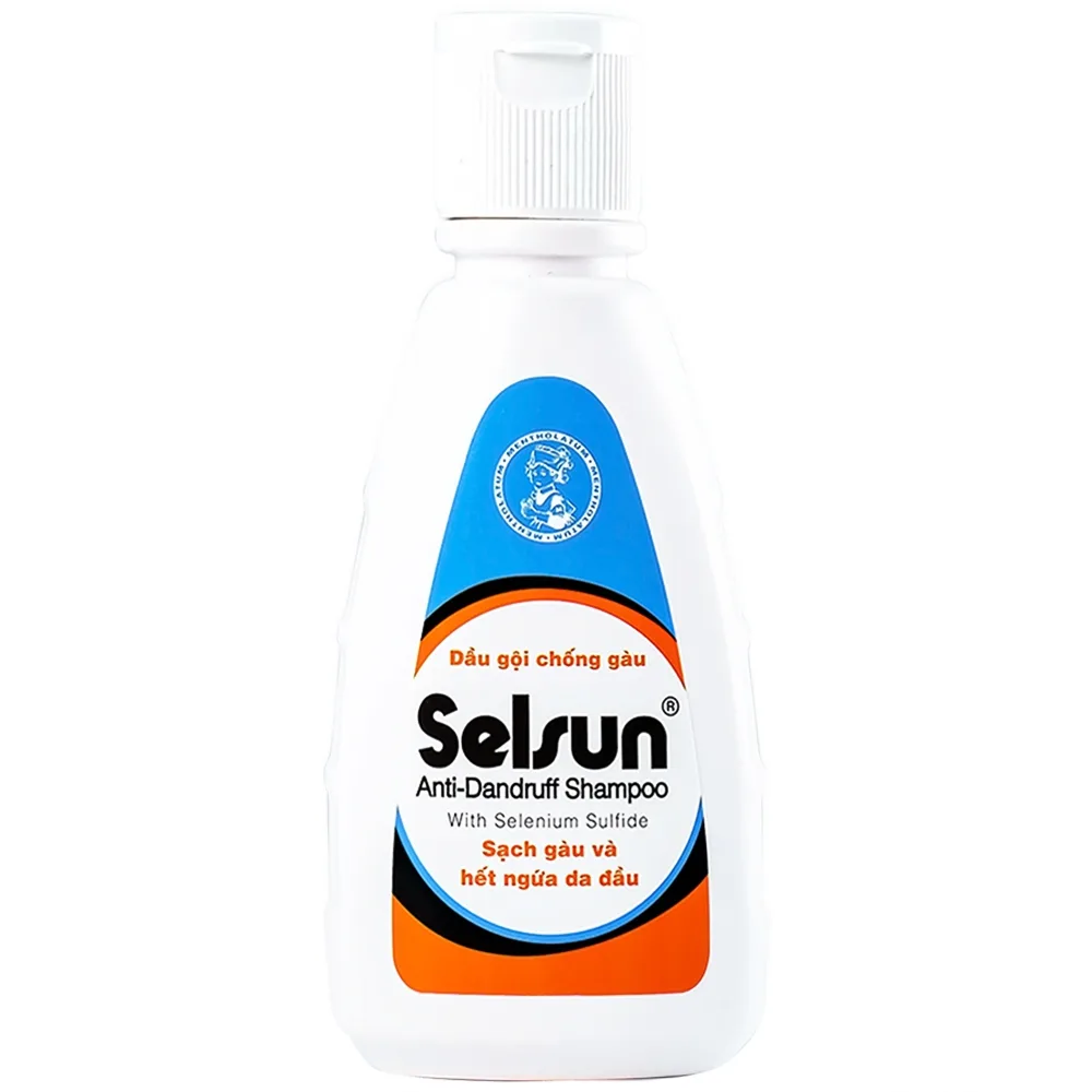 Hình ảnh Dầu gội chống gàu Selsun Anti-Dandruff Shampoo Rohto sạch gàu và hết ngứa da đầu (50ml)