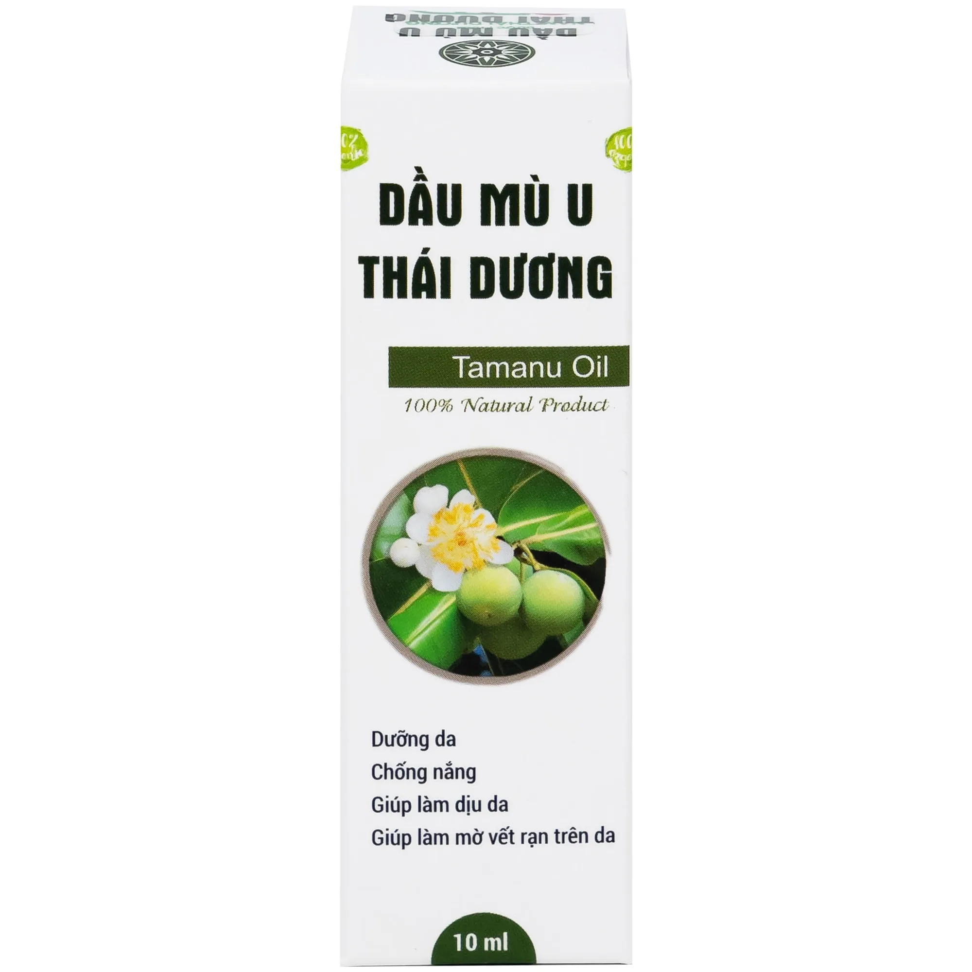 Hình ảnh Dầu Mù U Thái Dương Đất Việt làm lành vết bỏng, hỗ trợ điều trị chàm, vảy nến, dưỡng ẩm (10ml)